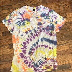 Colorful Tie-Dye Short Sleeve Tee